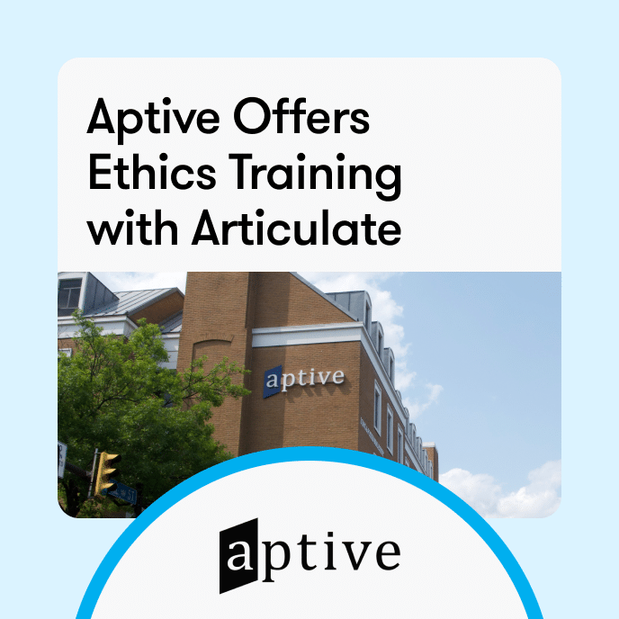 Aptive Offers Ethics Training with Articulate